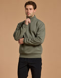 Clubhouse Half Zip in Olive