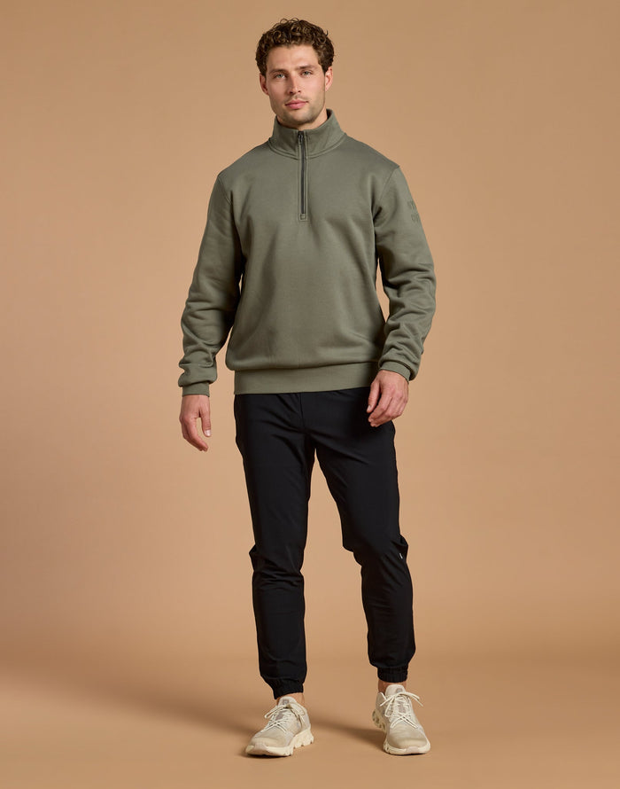 Clubhouse Half Zip in Olive