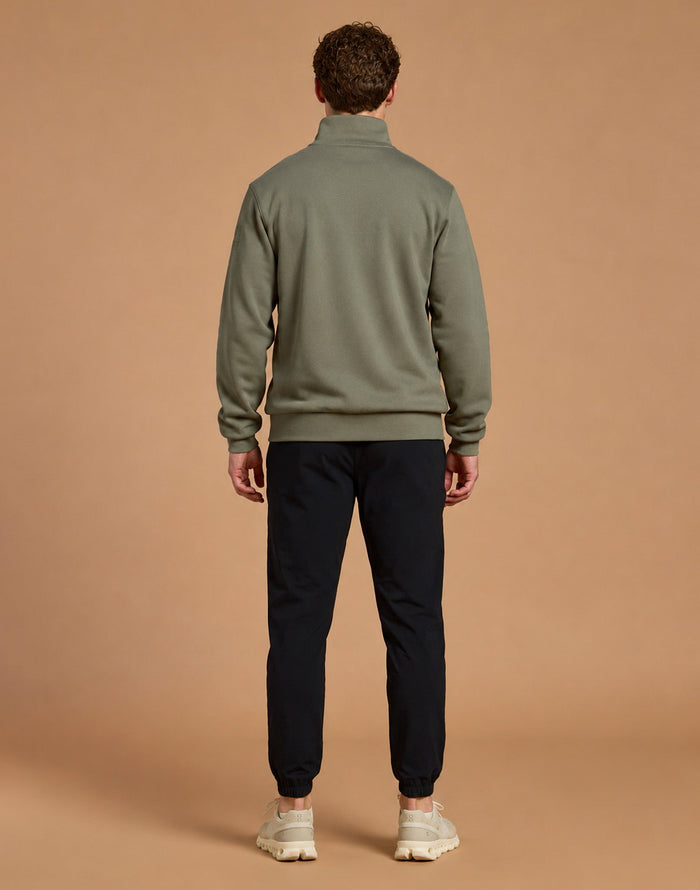 Clubhouse Half Zip in Olive