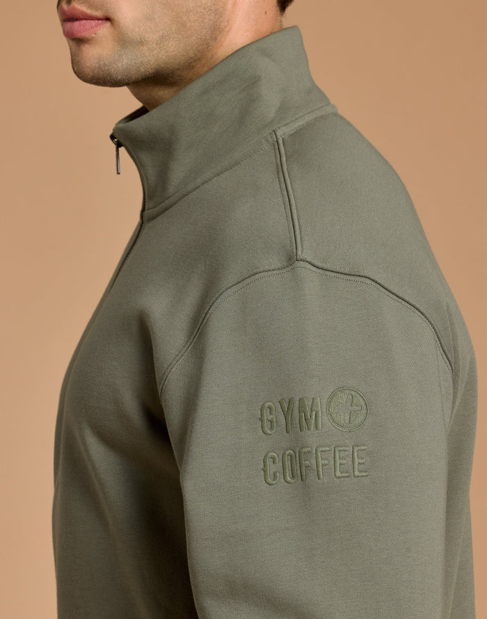 Clubhouse Half Zip in Olive