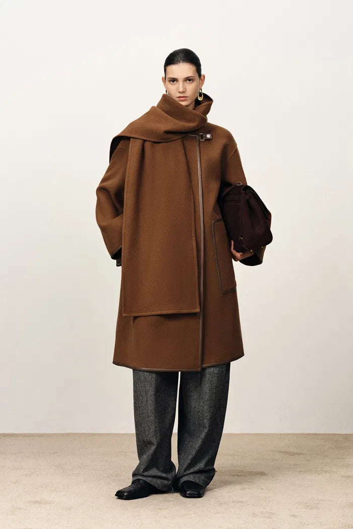 Coat in Double-Face Cashmere Wool