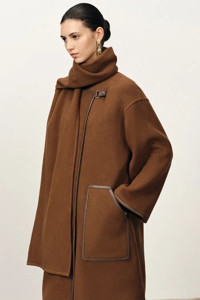 Coat in Double-Face Cashmere Wool