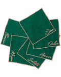 Cocktail Hour Embroidered 6P Cocktail Napkin Set