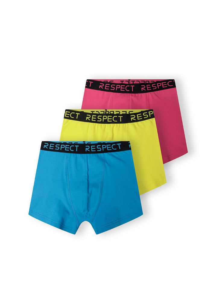Boxer Shorts 3-Pack, RESPECT Waistband, Multicolor - 1