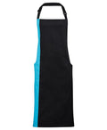 Contrast bib apron