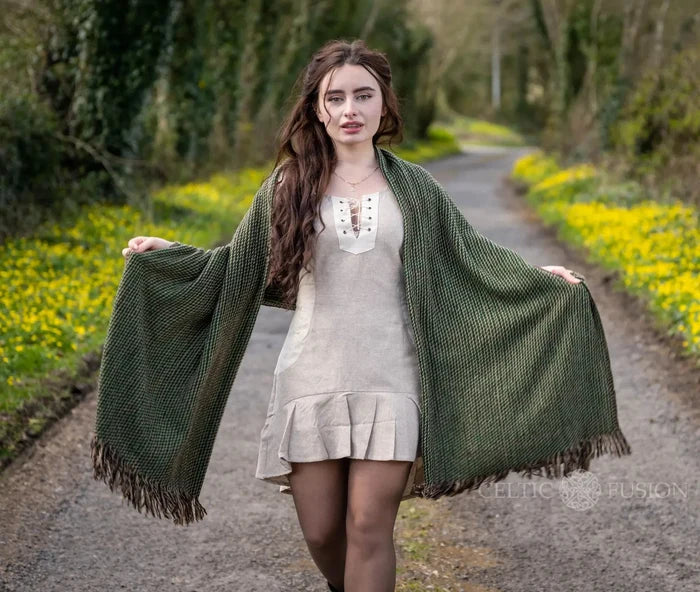Celtic Fusion Design, Irish-designed folklore-inspired clothing created with a focus on sustainability, natural textures, and
