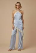 Cora Satin Lace Jumpsuit