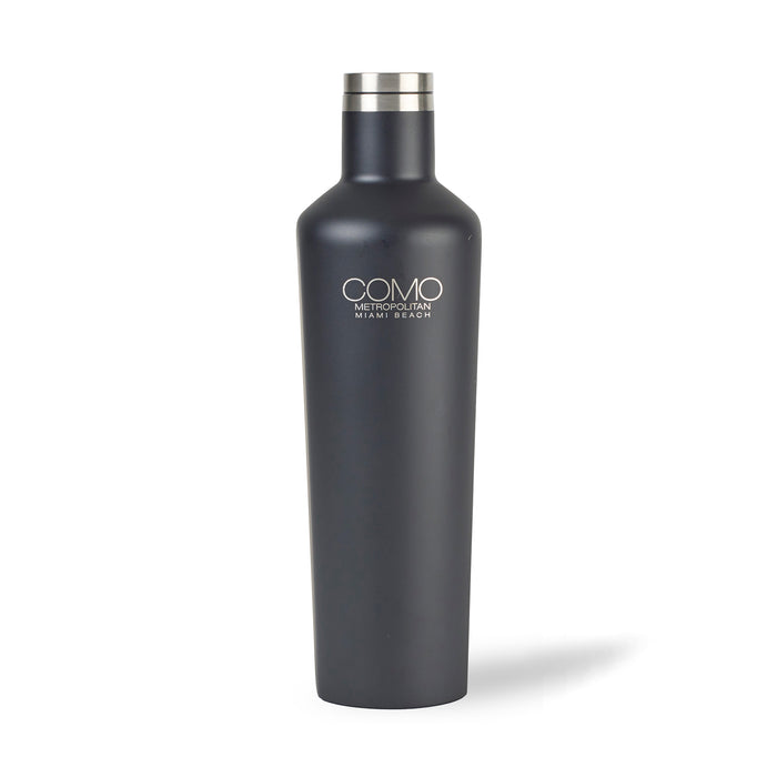 CORKCICLE® Canteen - 25 Oz. - Matte Black | Custom Branded | Lemon Print