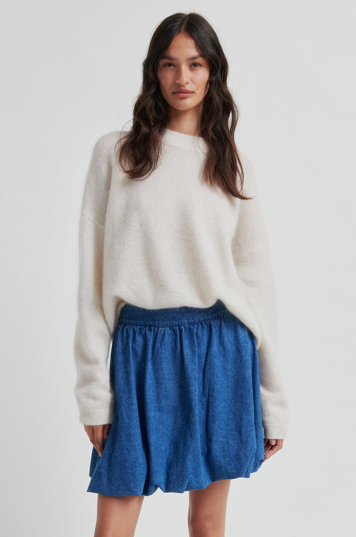 Cornelia Denim Mini Balloon Skirt
