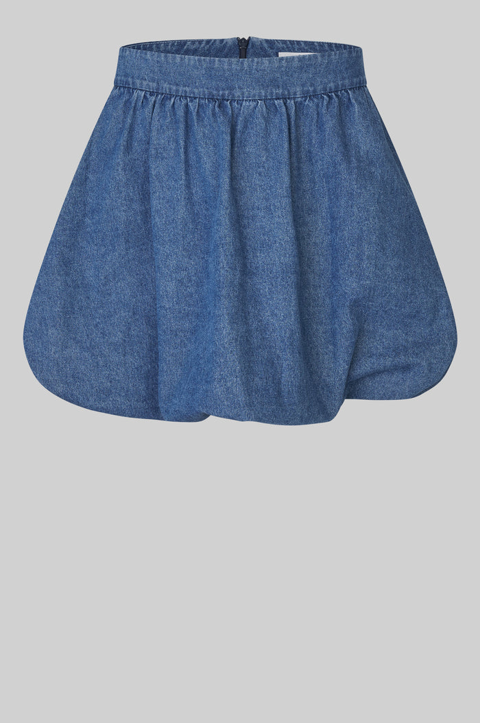 Cornelia Denim Mini Balloon Skirt