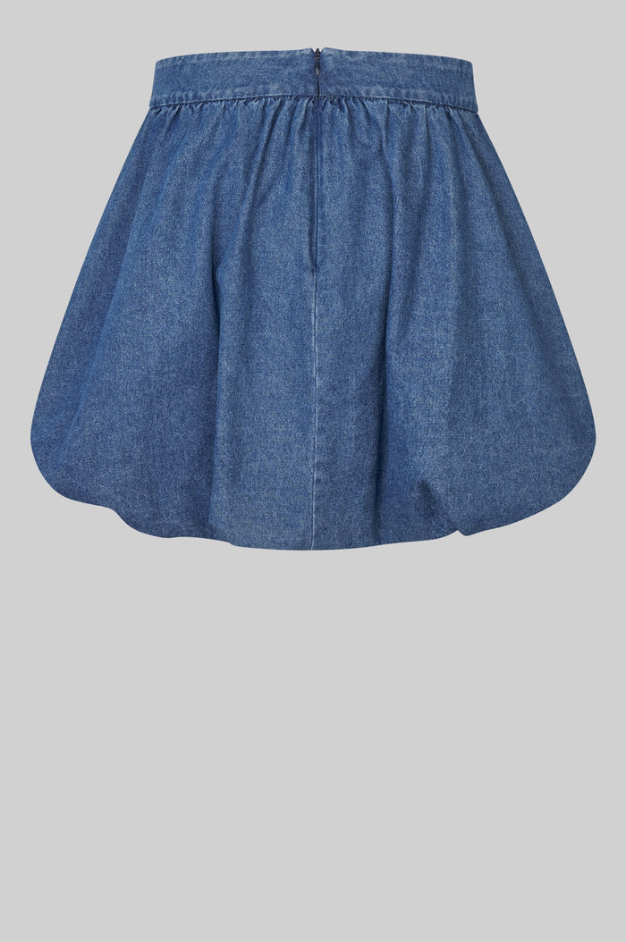 Cornelia Denim Mini Balloon Skirt