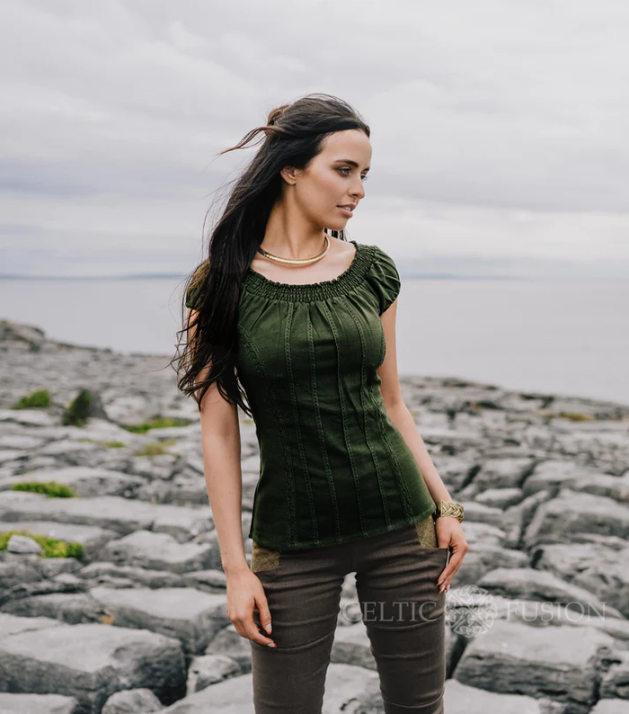 Celtic Fusion Design, Irish-designed folklore-inspired clothing created with a focus on sustainability, natural textures