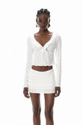 Covadonga Ruffle Plunge Skirt Set