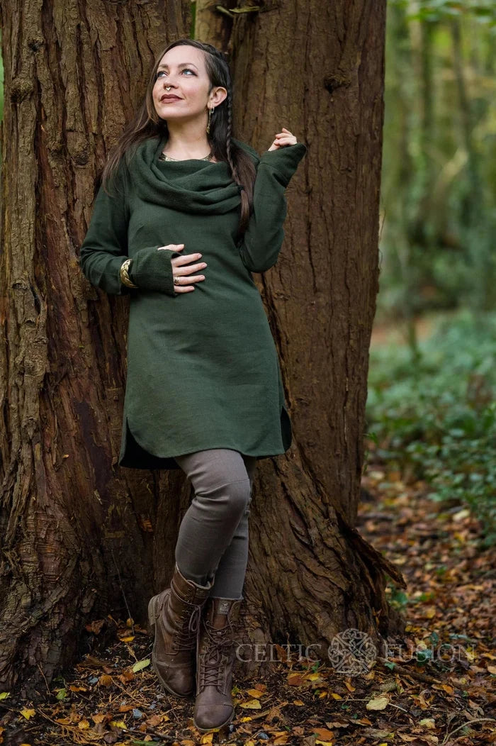 Celtic Fusion Design, Irish-designed folklore-inspired clothing created with a focus on sustainability, natural textures, and