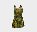 Cracking the Seed Fitted Flare Dress
