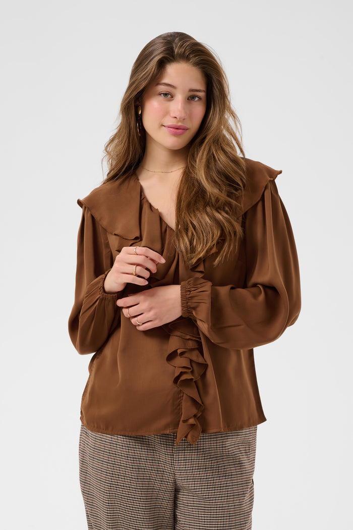 CRBeliv Blouse Friar Brown