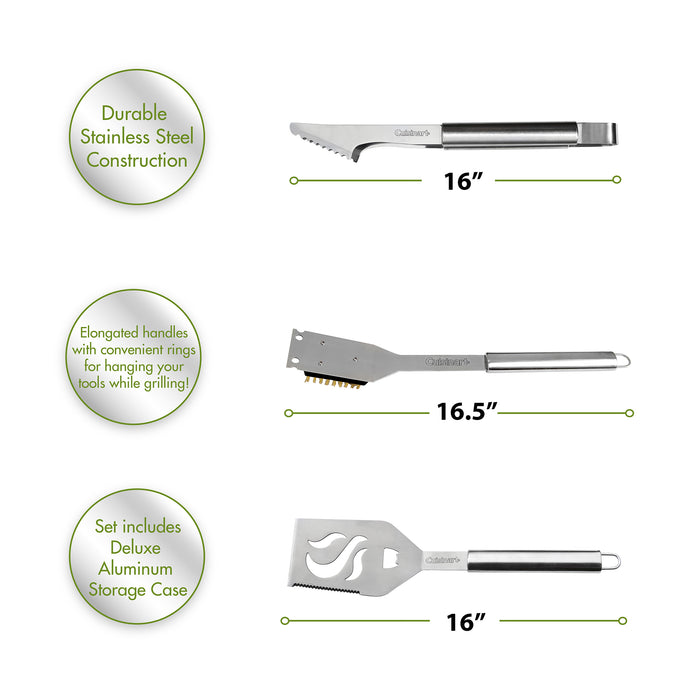 Cuisinart Outdoors® 14 Piece Deluxe Grill Tool Set