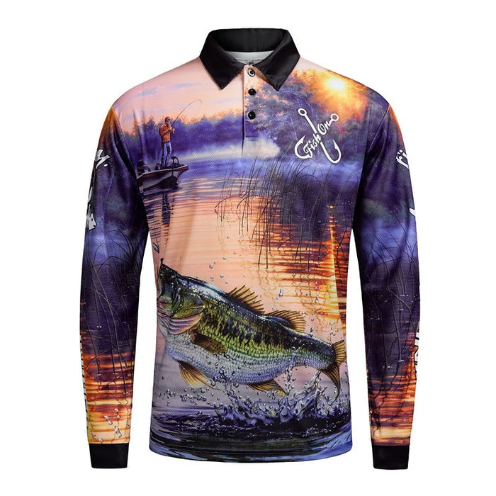 Custom Design Long Sleeve Fishing Shirts