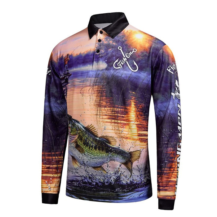 Custom Design Long Sleeve Fishing Shirts