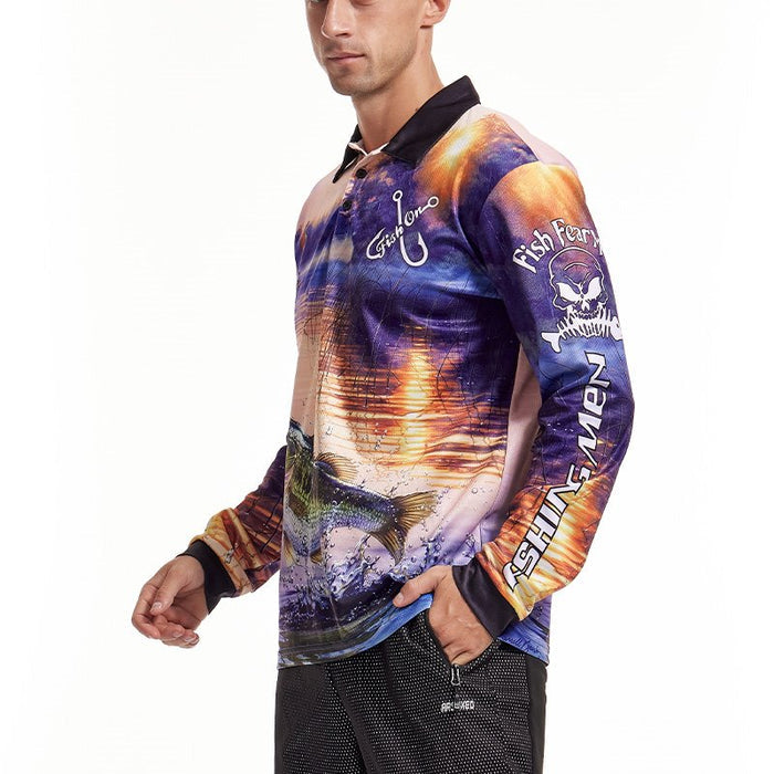 Custom Design Long Sleeve Fishing Shirts