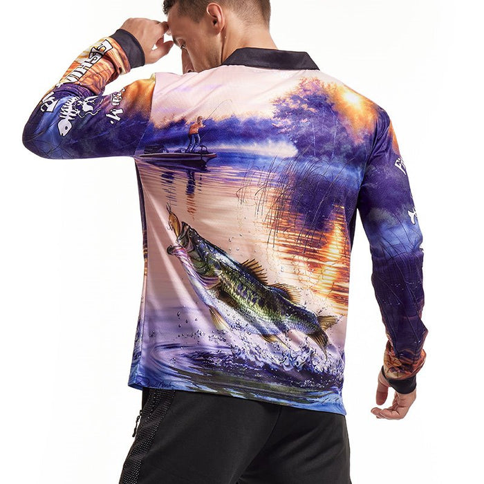 Custom Design Long Sleeve Fishing Shirts