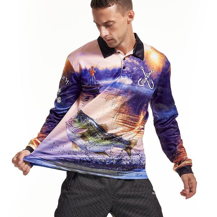 Custom Design Long Sleeve Fishing Shirts