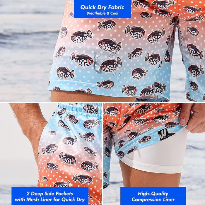 Custom Printed Swim Shorts