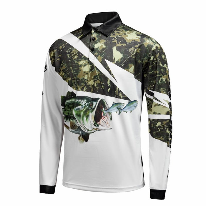Custom Semi-Camouflage Bass Fishing Jerseys