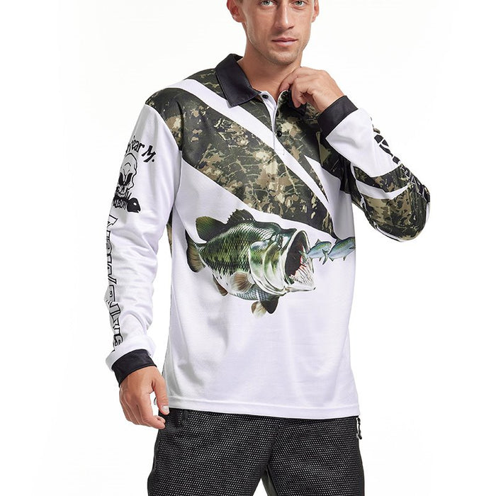Custom Semi-Camouflage Bass Fishing Jerseys