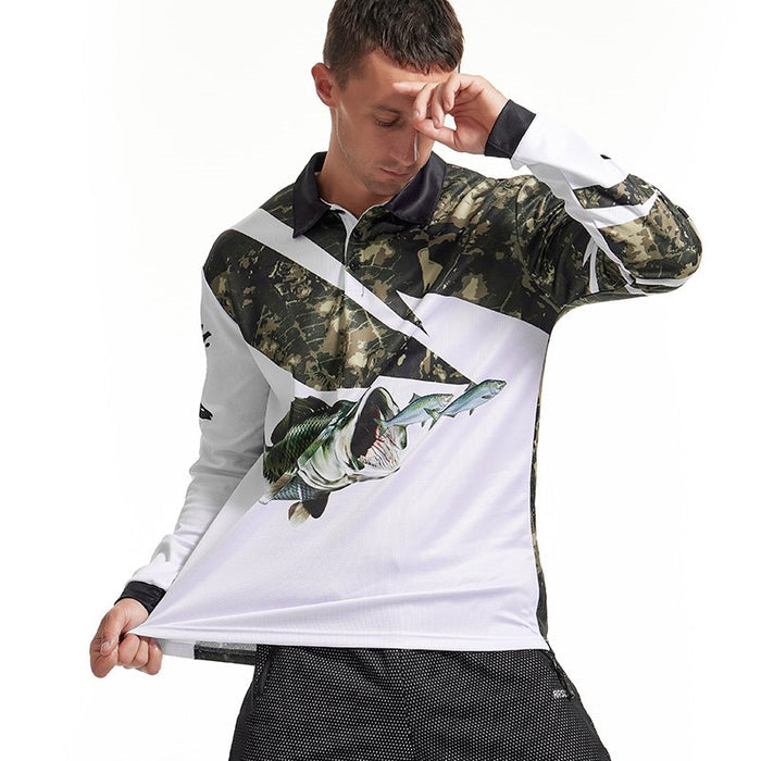 Custom Semi-Camouflage Bass Fishing Jerseys