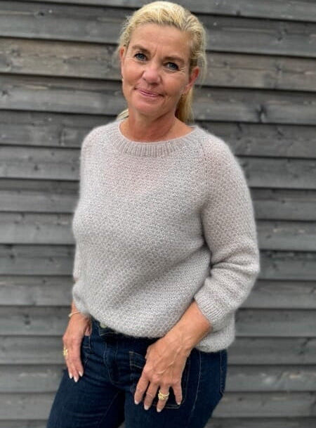 Dahlia mohair sweater by Önling, Silk mohair knitting kit