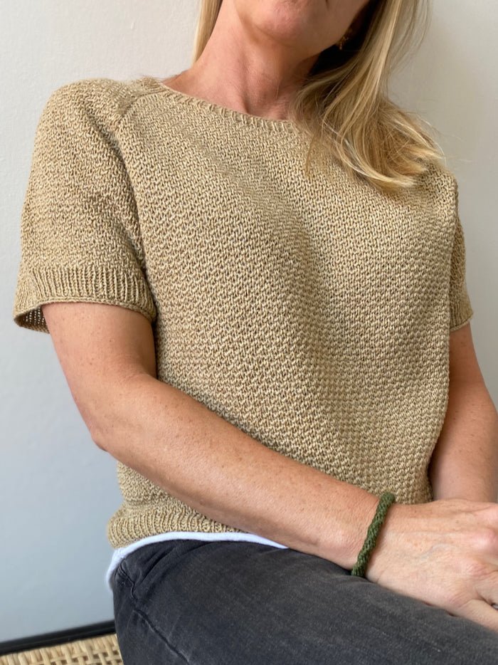 Dahlia summer t-shirt by Önling, No 21 + No 13 knitting kit Knitting kits Önling - Katrine Hannibal