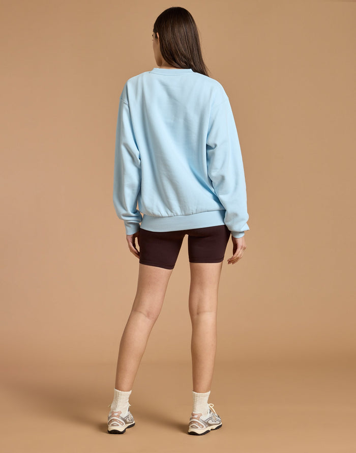 Daily Relaxed Fit Crew in Baby Blue