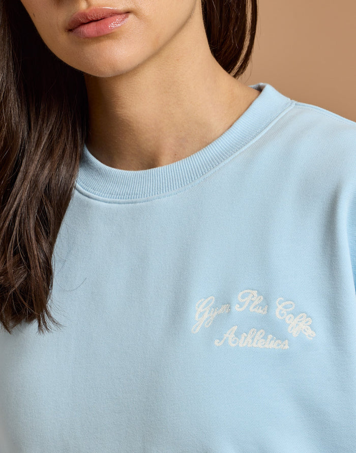 Daily Relaxed Fit Crew in Baby Blue