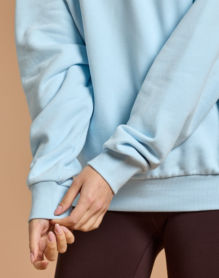 Daily Relaxed Fit Crew in Baby Blue