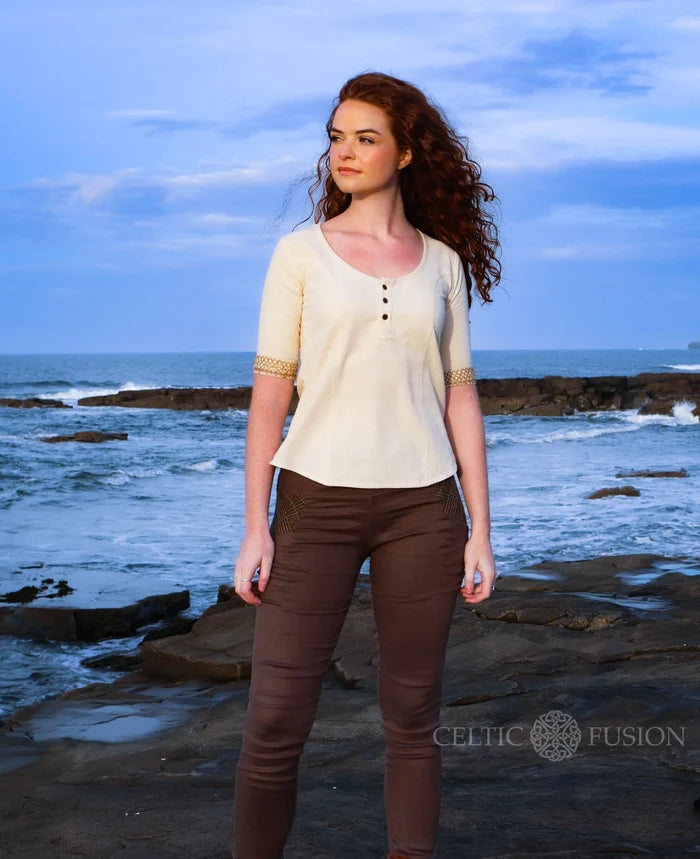 Celtic Fusion Design, Irish-designed folklore-inspired clothing created with a focus on sustainability, natural textures, and