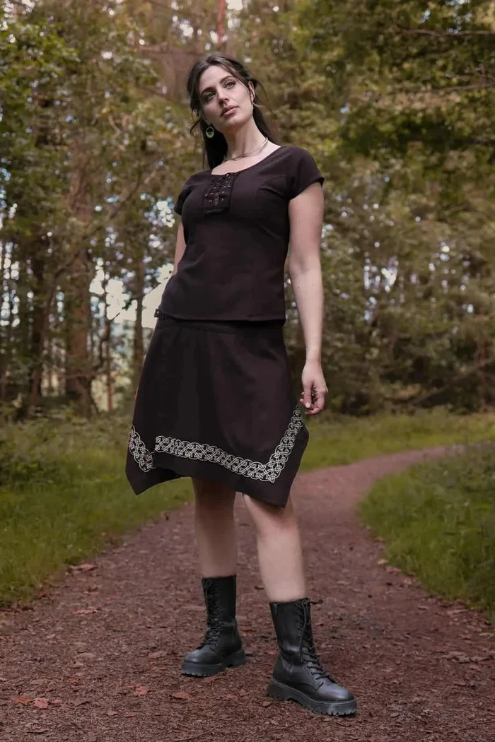 Celtic Fusion Design, Irish-designed folklore-inspired clothing created with a focus on sustainability, natural textures, and