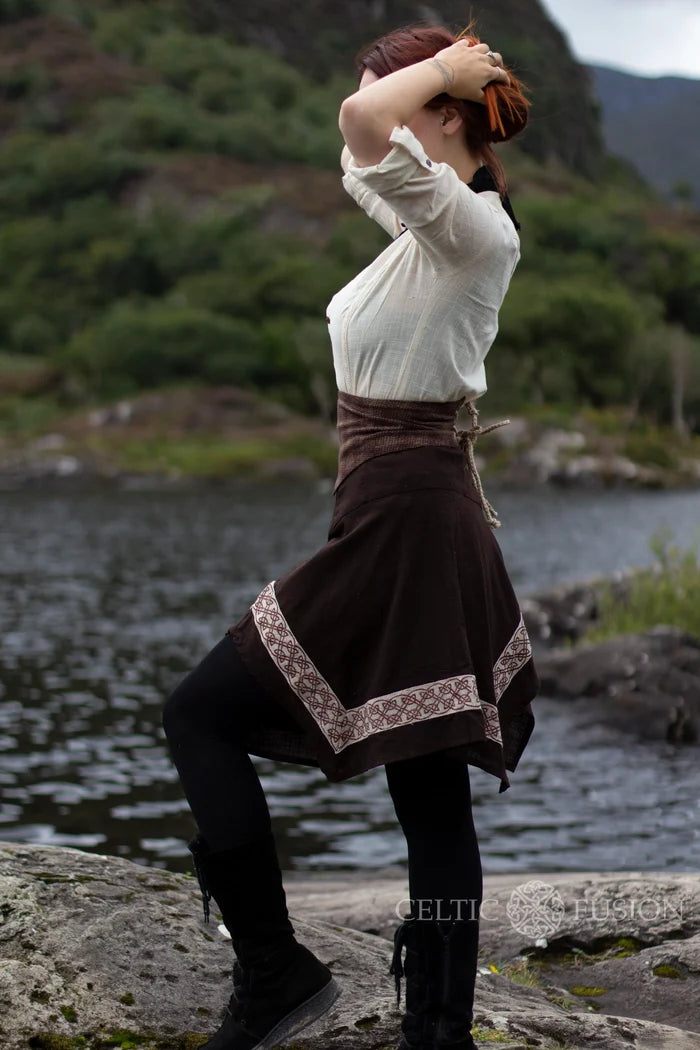Celtic Fusion Design, Irish-designed folklore-inspired clothing created with a focus on sustainability, natural textures, and