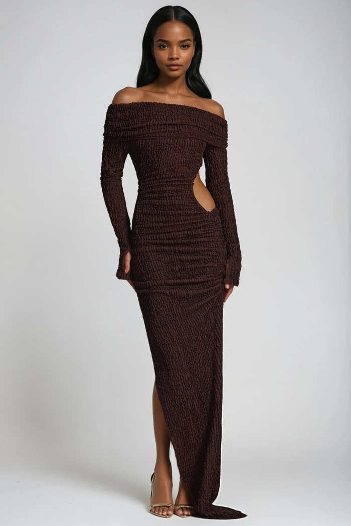 danica-cutout-high-split-ruch-maxi-dress