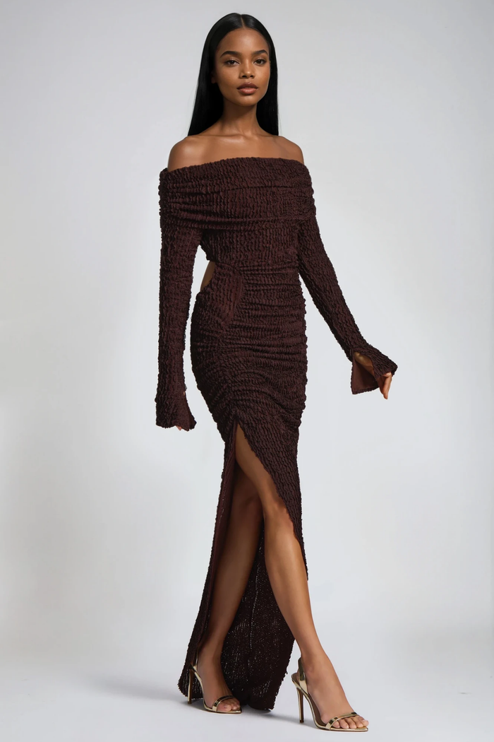 danica-cutout-high-split-ruch-maxi-dress