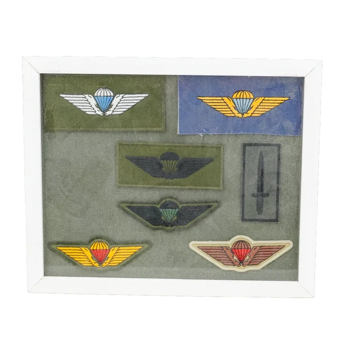 Danish Army Parachute Qualification Wings Display Board, Item 2 - Danish Surplus - Flags, Badges & Insignia