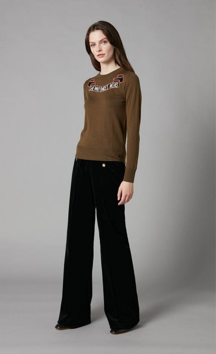 Dare Knit Jumper - Loden Green Mix