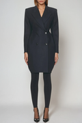 Darshan Lapel Double Breasted Blazer