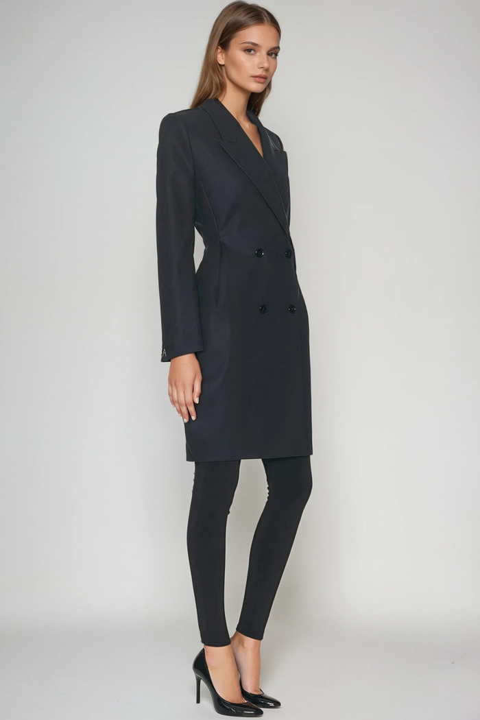 Darshan Lapel Double Breasted Blazer