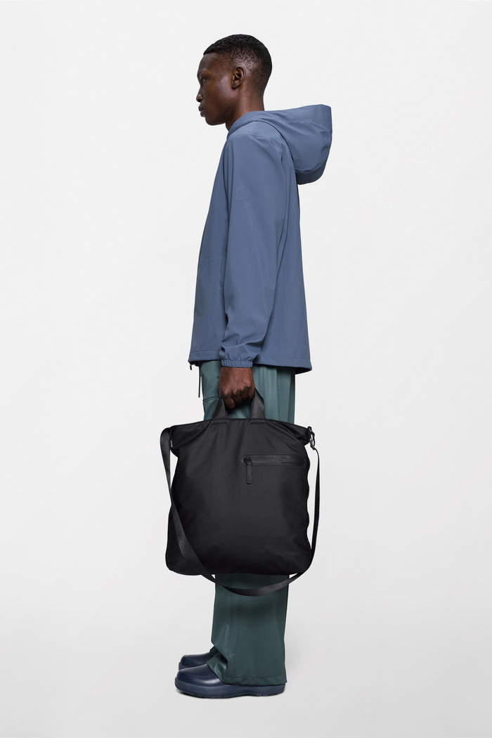 RAINS Dash Tote Bag Black 16L H40 x D11 x W38 cm Tote