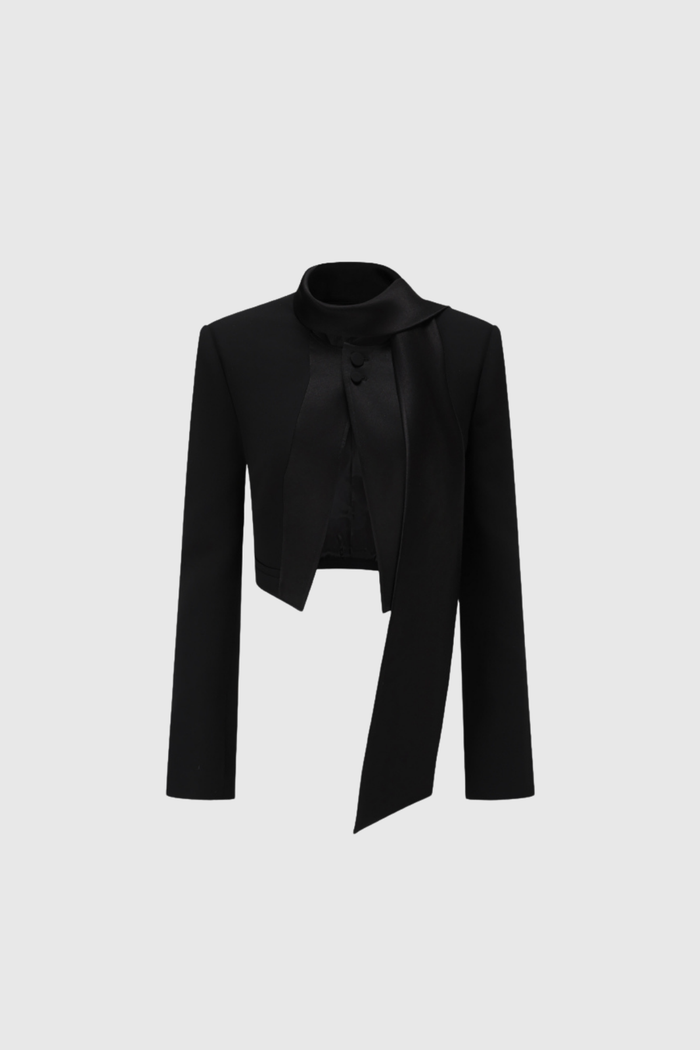 Davie Long Sleeve Scarf Jacket