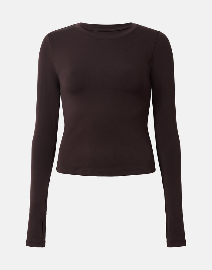 Day Kind Long Sleeve in Mocha Bean
