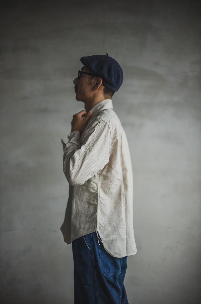 Detachable Collar Work Shirt