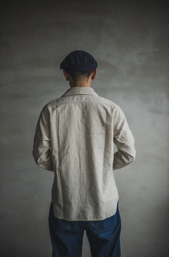 Detachable Collar Work Shirt