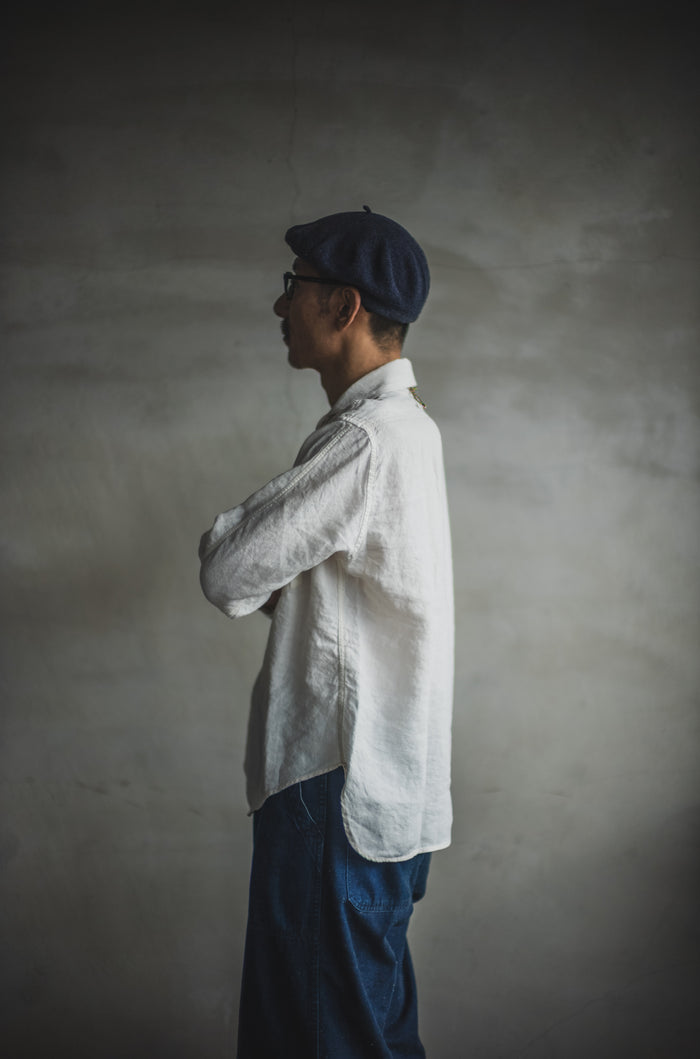 Detachable Collar Work Shirt